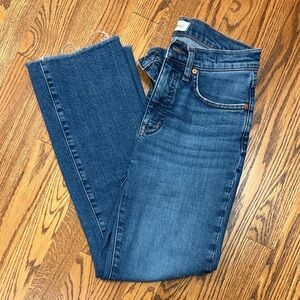 Madewell mid-rise kick out jeans